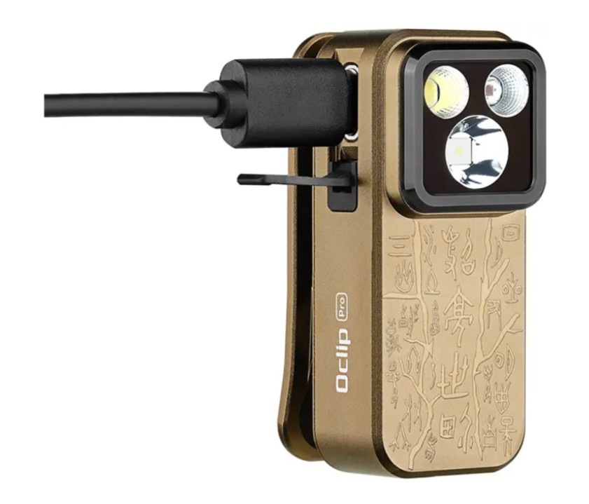 Ліхтар Olight Oclip Pro Ancient script Фото 3